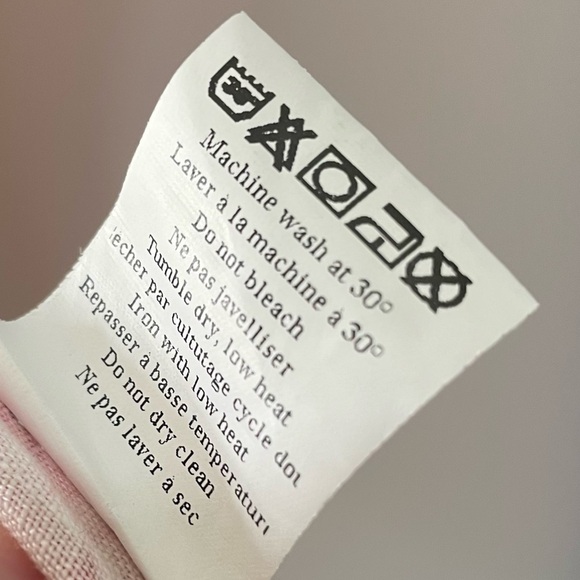 [XS] Allegra Masetti Pink White Cherry Blossom Print Sleeveless 100% Linen Dress - Picture 12 of 12